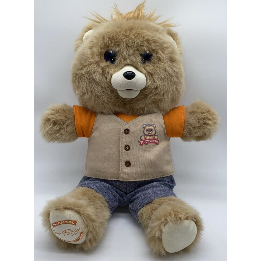 Teddy Ruxpin Plush Bear Talking Animated Story Telling Bluetooth LCD Eyes 2017
